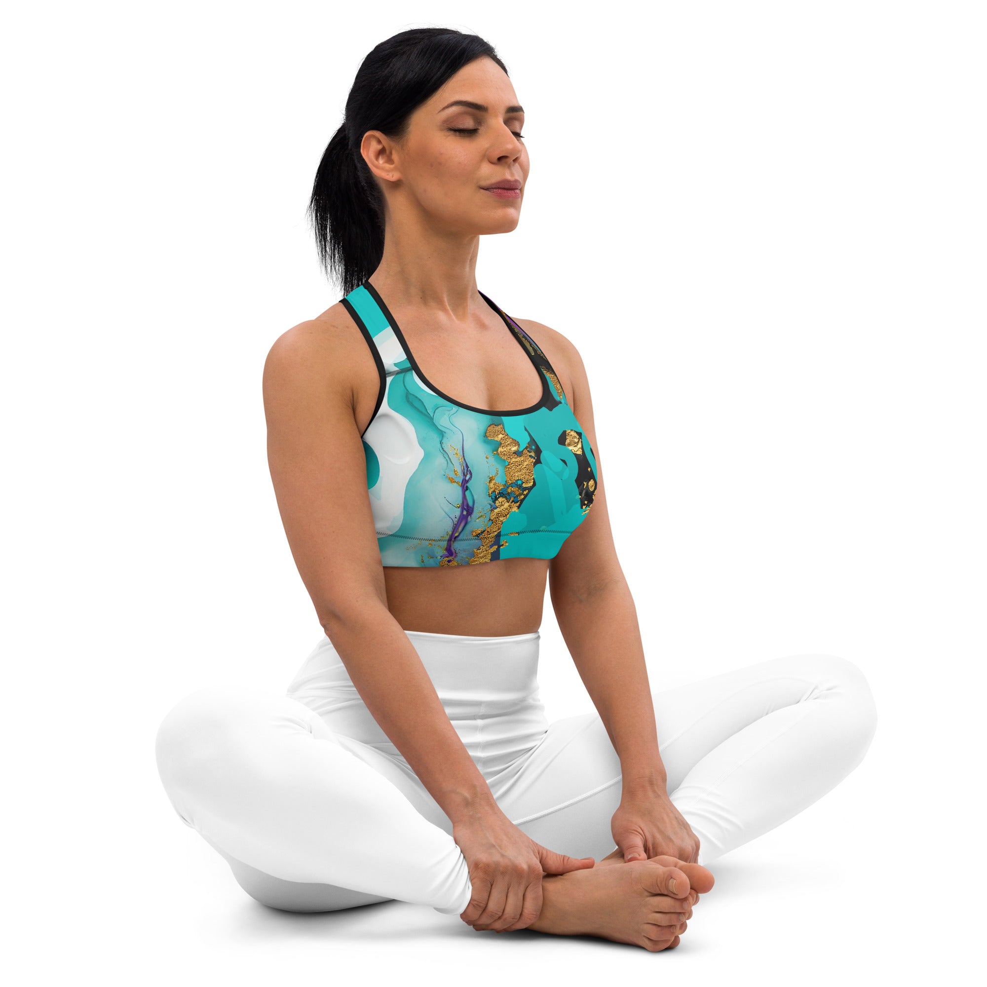 Gym Top for Women. Sports Bra. Fitness top or Dance top. Yoga top or bra for pilates. Artz by WickedYo.
